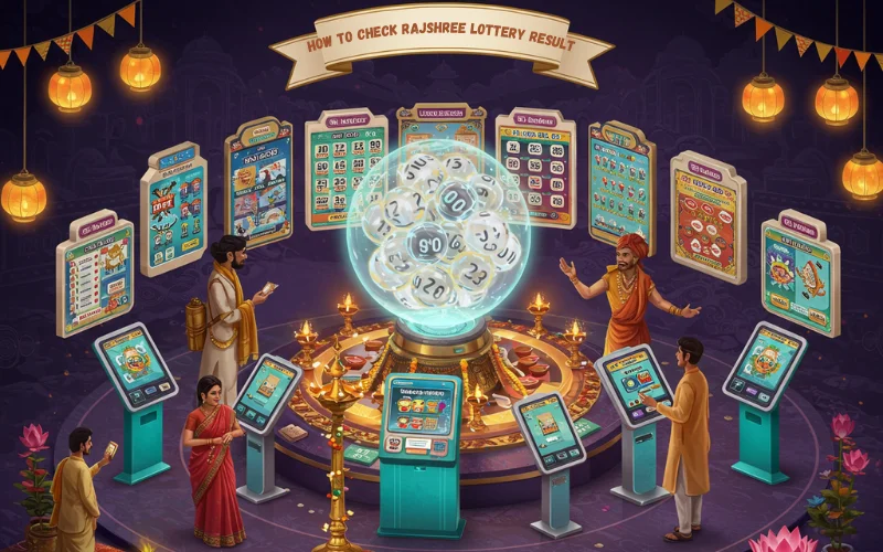 rajshree lottery result today india